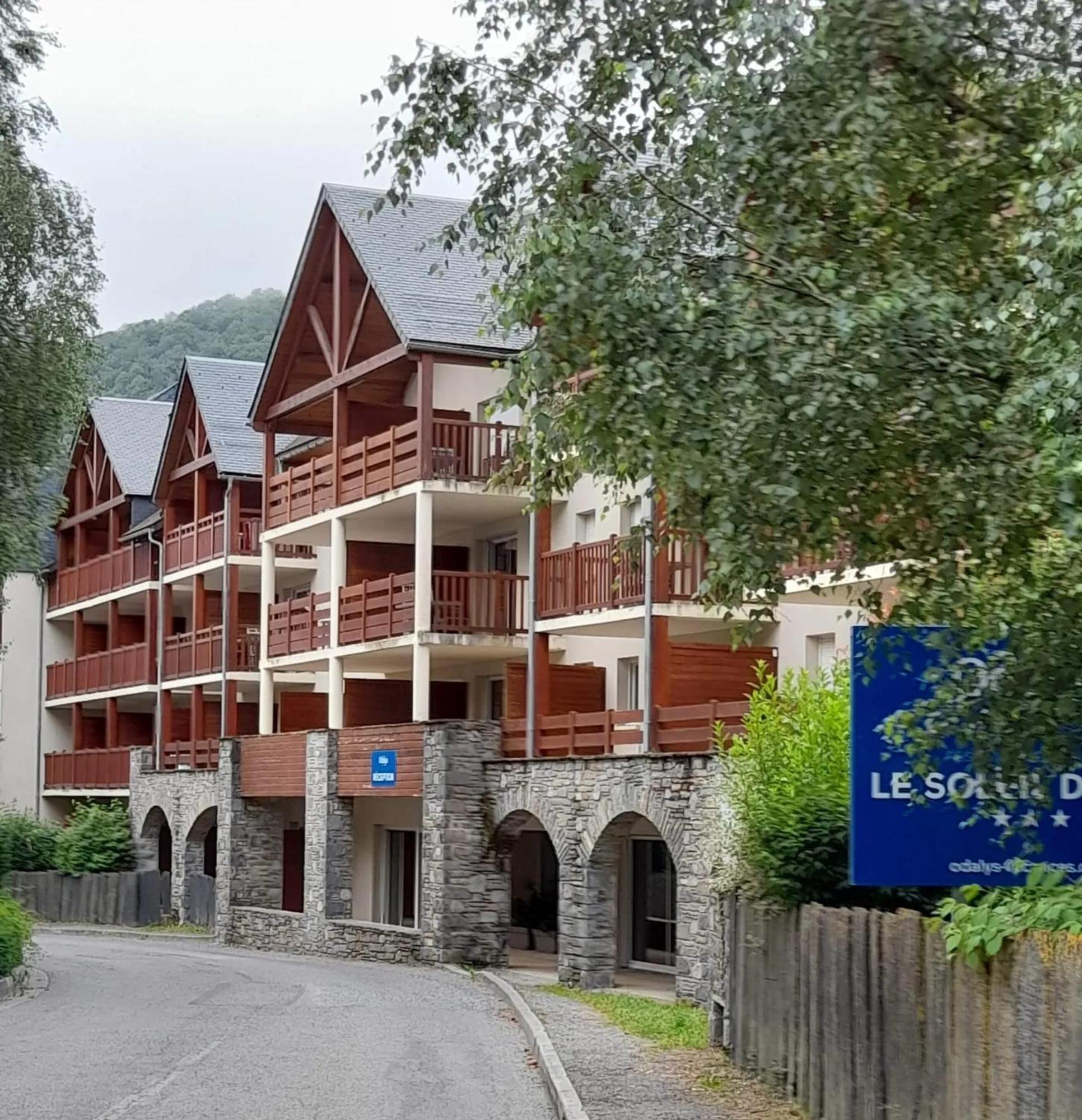 Appartement Avec Vue Sur La Montagne A Saint Lary Soulan 28 M² Piscine Exterior foto